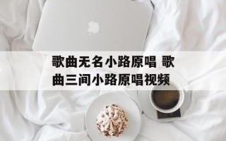 歌曲无名小路原唱 歌曲三间小路原唱视频