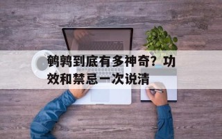 鹌鹑到底有多神奇？功效和禁忌一次说清