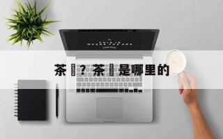 茶粿？茶粿是哪里的