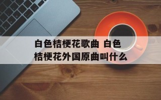 白色桔梗花歌曲 白色桔梗花外国原曲叫什么