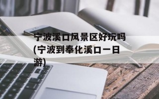 宁波溪口风景区好玩吗(宁波到奉化溪口一日游)