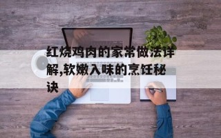 红烧鸡肉的家常做法详解,软嫩入味的烹饪秘诀