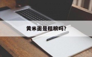 黄米面是粗粮吗？