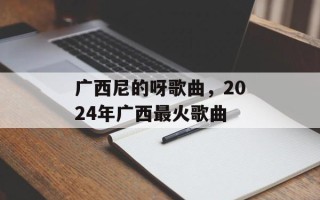 广西尼的呀歌曲，2024年广西最火歌曲