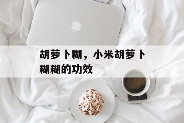 胡萝卜糊，小米胡萝卜糊糊的功效-第1张图片-