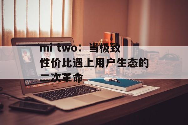 mi two：当极致性价比遇上用户生态的二次革命-第1张图片-
