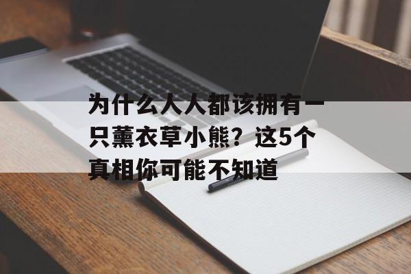为什么人人都该拥有一只薰衣草小熊？这5个真相你可能不知道-第1张图片-