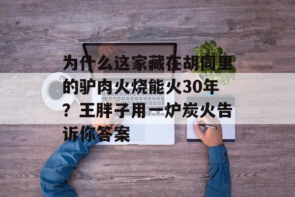 为什么这家藏在胡同里的驴肉火烧能火30年?王胖子用一炉炭火告诉你答案-第1张图片- 为什么这家藏在胡同里的驴肉火烧能火30年?王胖子用一炉炭火告诉你答案-第1张图片-