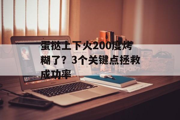 蛋挞上下火200度烤糊了？3个关键点拯救成功率-第1张图片-