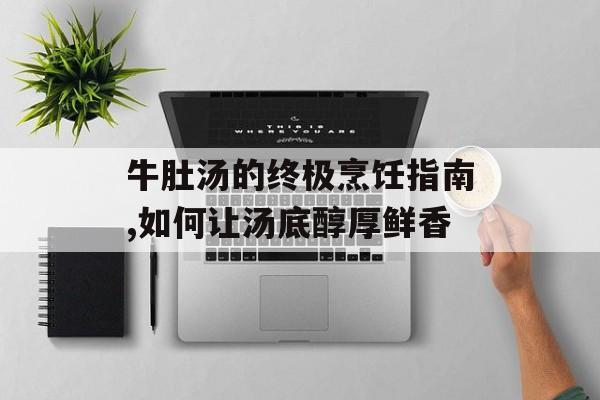 牛肚汤的终极烹饪指南,如何让汤底醇厚鲜香-第1张图片-