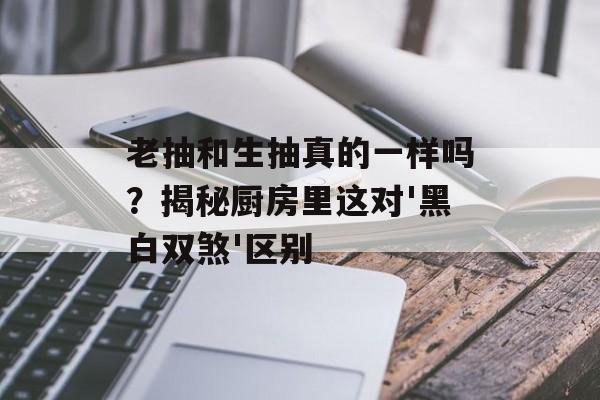 老抽和生抽真的一样吗？揭秘厨房里这对'黑白双煞'区别-第1张图片-