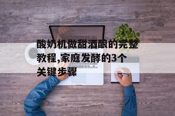 酸奶机做甜酒酿的完整教程,家庭发酵的3个关键步骤-第1张图片-