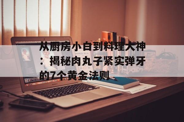 从厨房小白到料理大神：揭秘肉丸子紧实弹牙的7个黄金法则-第1张图片-