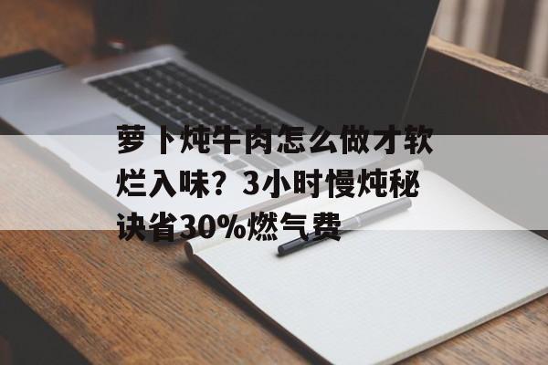 萝卜炖牛肉怎么做才软烂入味？3小时慢炖秘诀省30%燃气费-第1张图片-